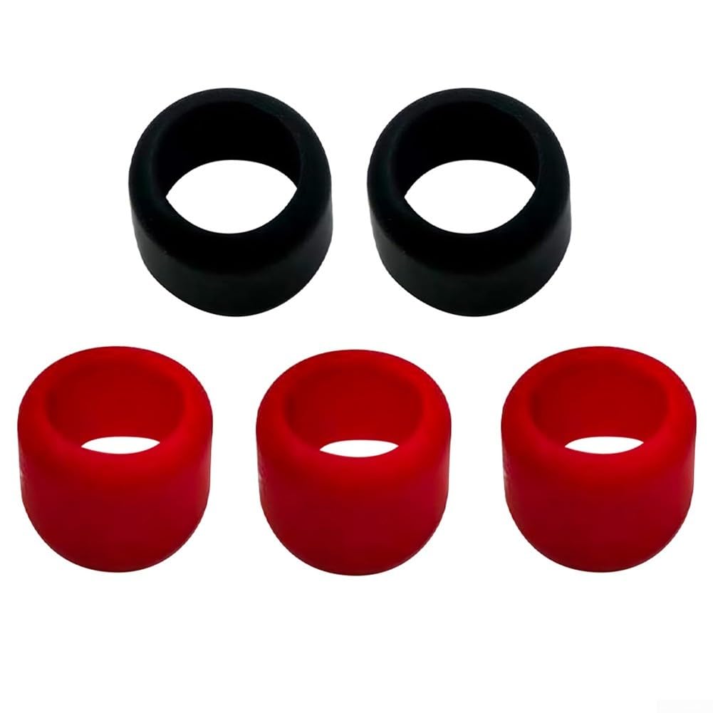 Guaina protettiva in gomma per testa avvitatore a percussione da 1/4", compatibile con la maggior parte delle marche, rosso o rosso-nero, previene l'usura e lo strappo, adatto a punte esagonali da 1/4