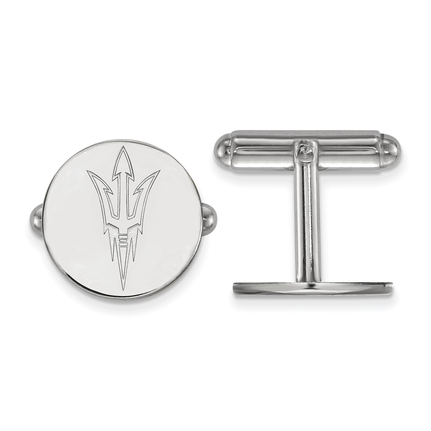 Arizona State Sun Devils Logo Cuff Links (Sterling Silver)