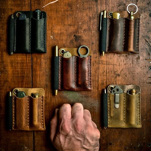 The Runt 2.0 - Hitch and Timber EDC Wallet for Everyday Carry Gear (Crazy Horse)2