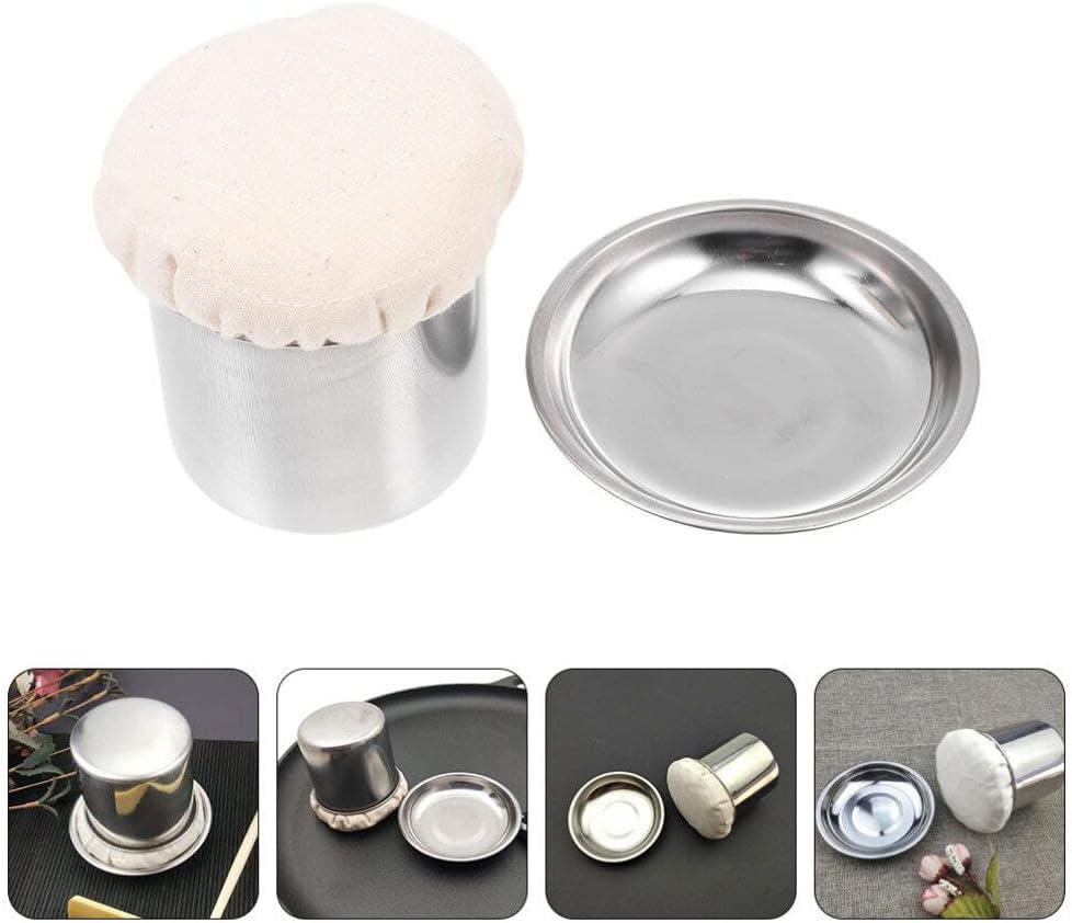 Yardwe Stainless Steel Oil Wiper Multifunctional Pancake Crepe Spreader Cooking Mop for Griddle Bbq Kitchen Tool 3.54 Inch