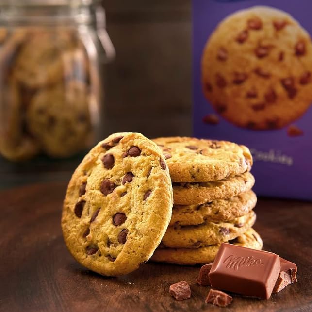 Milka XL Cookies Nut, Alpine Milk Chocolate, Large Size Cookies