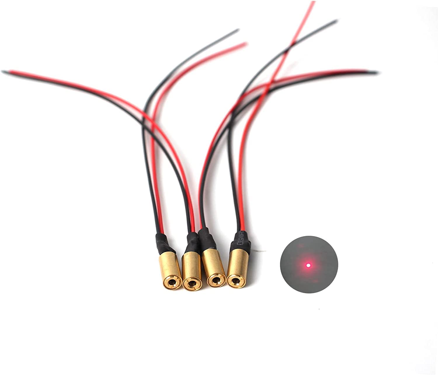 Beitesi Laser Module Industrial Laser Group Module Adjustable Focal Length 6 Mm (Point-4Pack)
