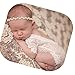 Vedory Fashion Cute Newborn Baby Girls Photography Props Headdress Lace Outfits Photo Shoot Props Outfits(Lace Romper+Headband)
