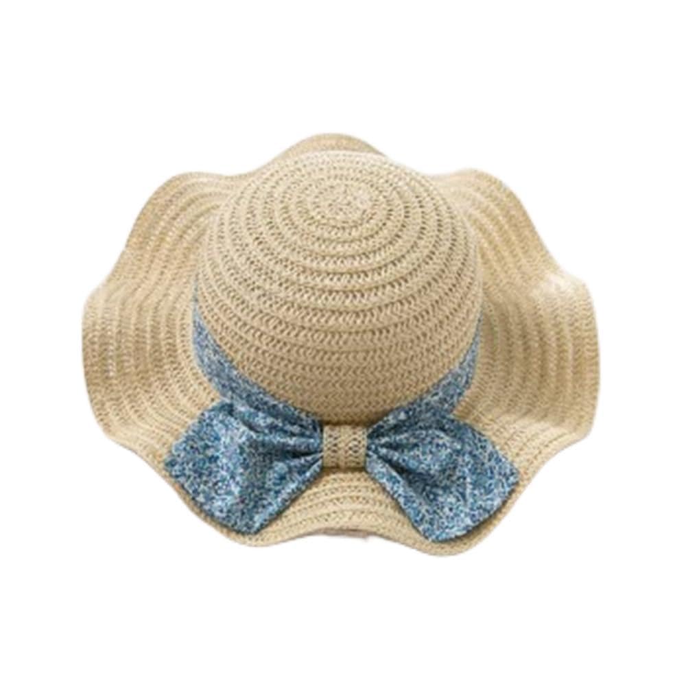 Cappello di Paglia Traspirante per Bambini Cappello for Bambini Cappello di Paglia Cappello da Sole(50cm)
