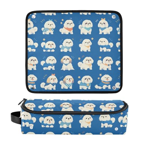 Bolsa de Viaje para Herramientas de Pelo con Tapete Resistente al Calor miniatura 3