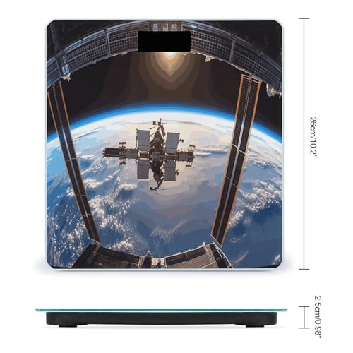 Báscula Digital de Baño con Diseño Estación Espacial miniatura 2