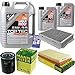 Produktbild QR-PARTS 69337853 Filter Set Inspektionspaket 7 Liter Motoröl Top Tec 4200 5W-30 MANN-FILTER Innenraumfilter Luftfilter Ölfilter