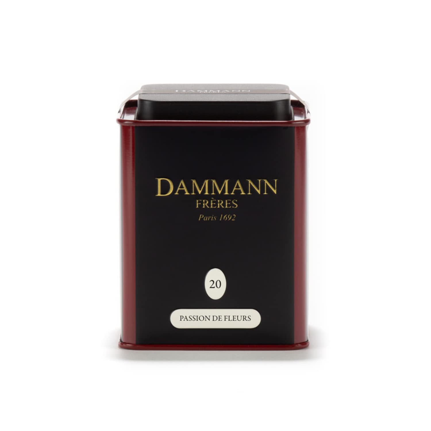 Dammann Frères Passion de Fleurs Té blanco con pétalos de rosa y albaricoque Lata 100 gr