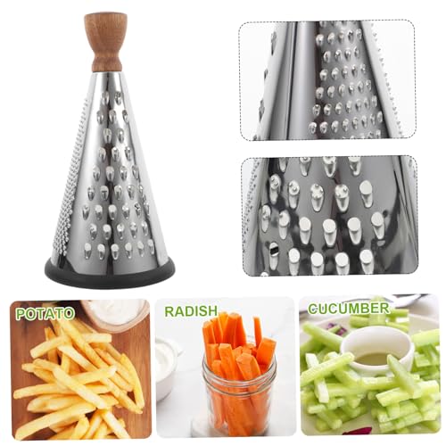 Rallador de Queso Manual de Acero Inoxidable con Mango miniatura 3