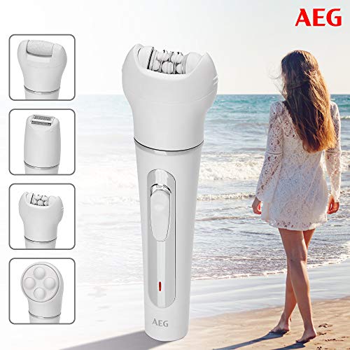 AEG LBS 5691 4 in 1 Lady Beauty Set, Epilierer, Lady Shaver, Hornhaut-Entferner, Gesichtsmassage, Akkubetrieb - Image 5