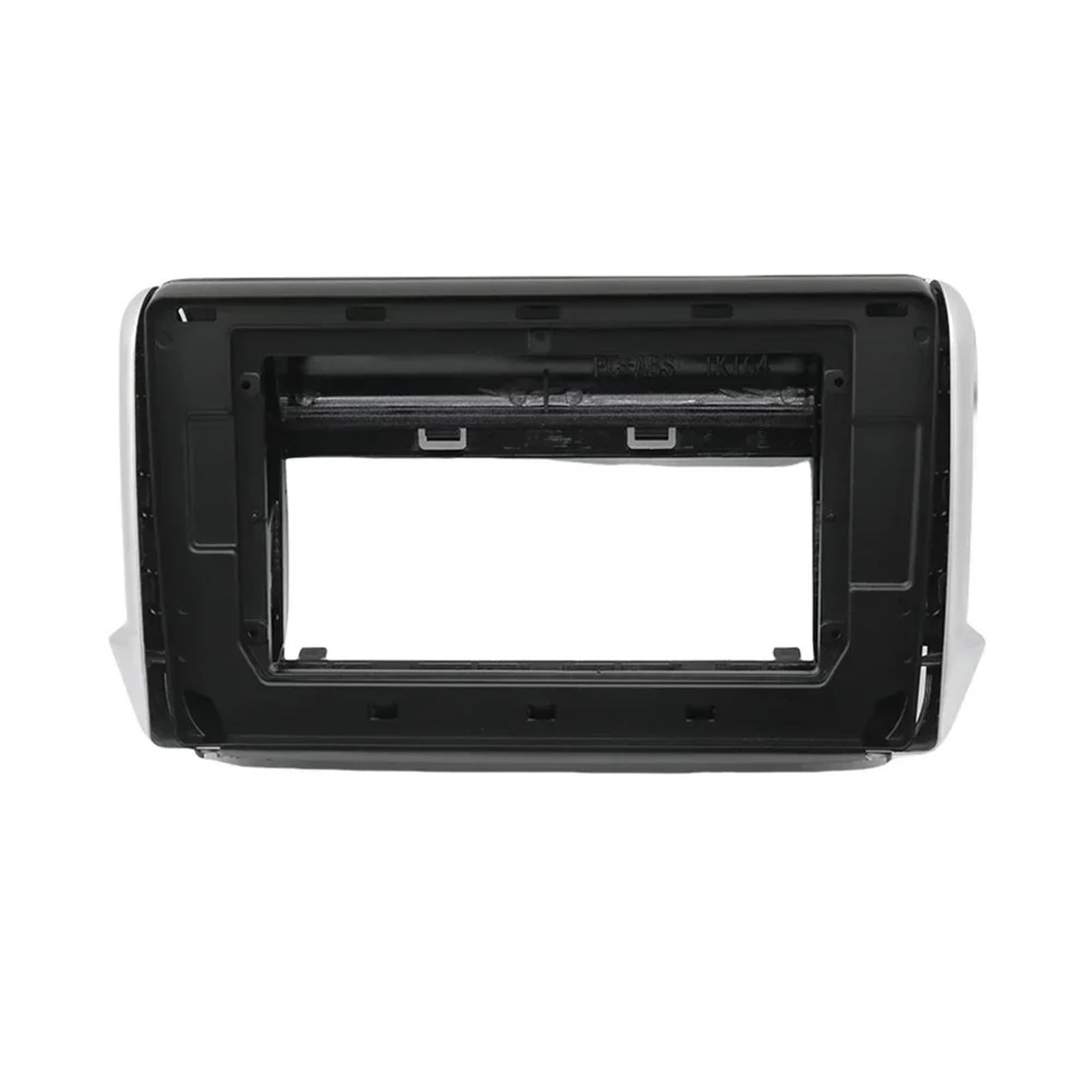 JKELPV Car Radio Frame Kit Fit For PEUGEOT 208 2008-2017 (10.1 Inch) Car Radio Fascias 2 Din Head Unit Panel Dash Frame Radio adapter(Frame)