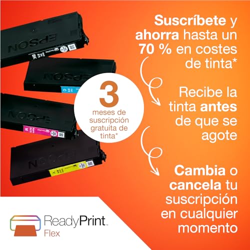 Epson XP-3200 impresora multifunción evita quedarse sin tinta con ReadyPrint 4