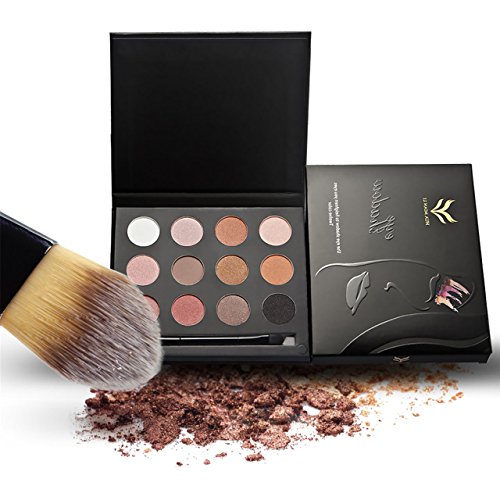 CCbeauty Eyeshadow Palette Matte + Shimmer High Pigmented 14 Colors (12 colors)