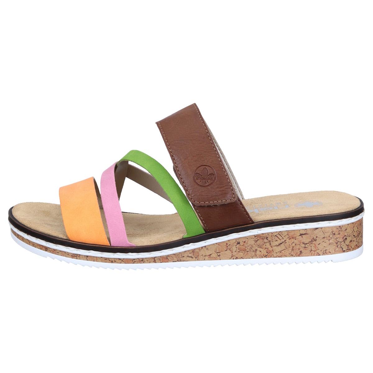 Rieker V3652, Women's Mules, Multicoloured, 39 EU