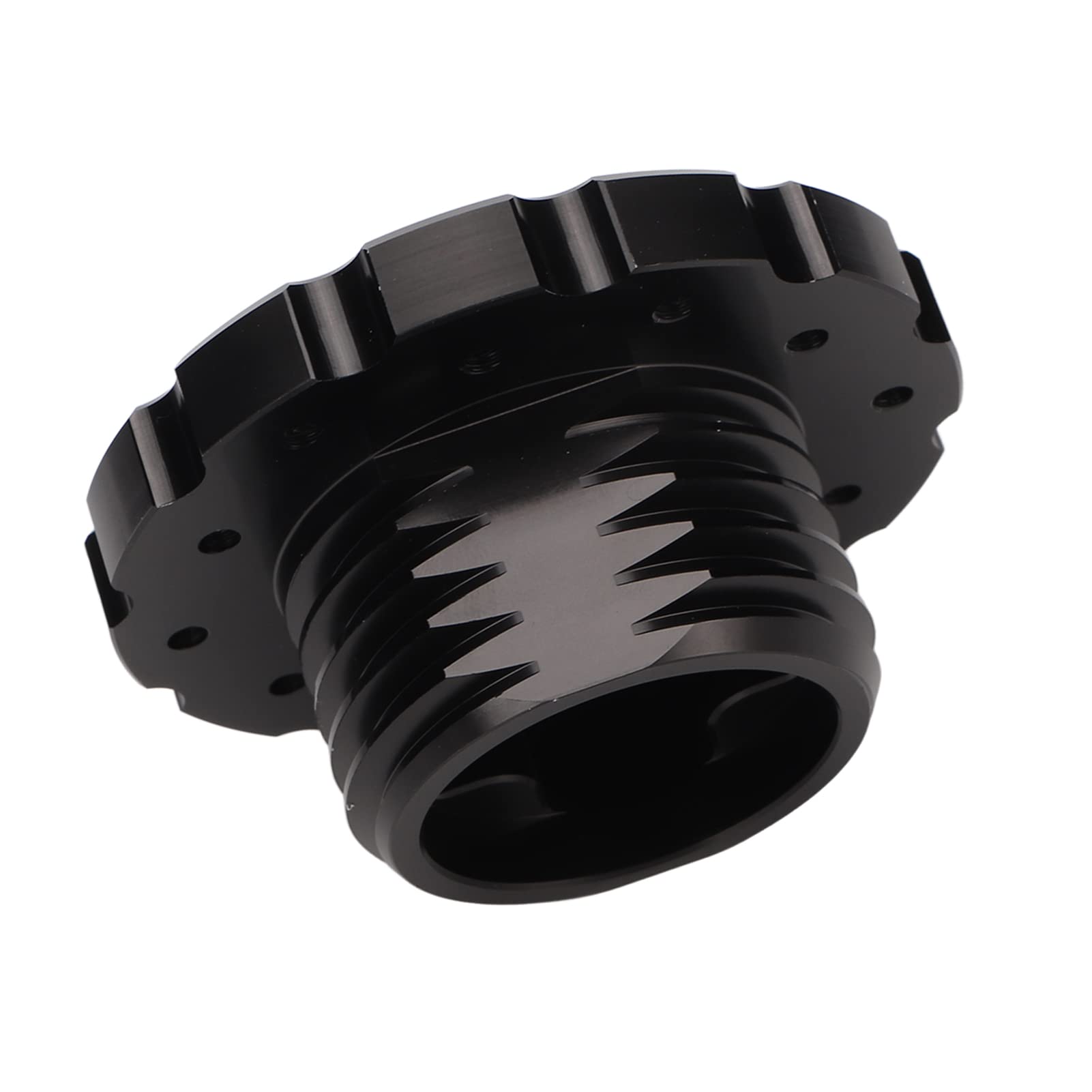 Lenkrad-Adapterplatte, Aluminium-Rennwagen-Gaming-Lenkrad, Professioneller Adapter für Thrustmaster T300 T500 TS PC TS XW (Schwarz)