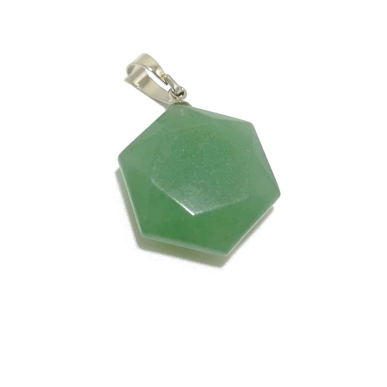 Natural Green Aventurine Star of David Sacred Geometry Crystal Pendant for Men and Women-image-25