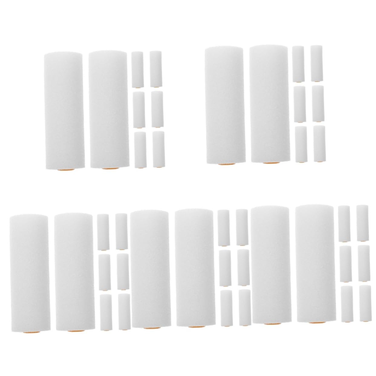 NUOBESTY 5 Set Pittura Con Ergonomico Per Vernice Per Progetti Pittura Per Verniciatura Professionale Per Finiture Lisce E Precise 12 Pezzi*5