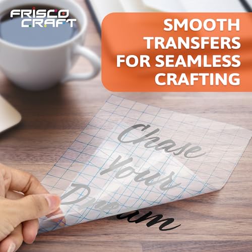 Image of Frisco Craft AT-65 Clear Transfer Tape for Vinyl 12 inch x 50FT