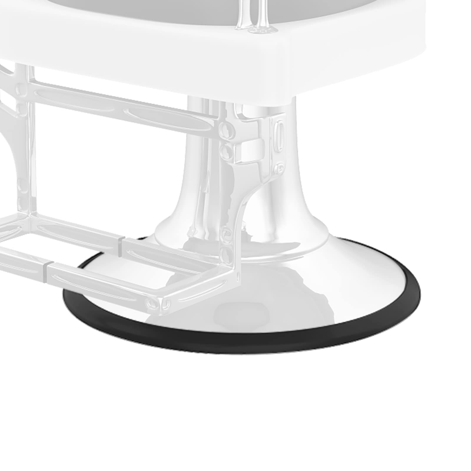 Anillo base de goma para silla de salón de 3 piezas, equipo de salón, junta de anillo de goma protectora, silla de estilo hidráulico con base de goma redonda 2