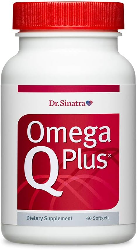 Omega Q Plus– Omega-3 and CoQ10 Supplement Delivers Everyday Heart Health Support with 50 mg of CoQ10 and Provides Antioxidant Power (60 softgels)