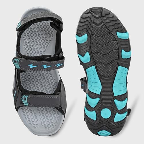 Image of Centrino Men's Phylon Sandals | Lightweight Sports Sandals with Adjustable Straps | Cushioned Comfort Outdoor & Casual Wear | Durable Grip Sole Walking Sandals (9353)