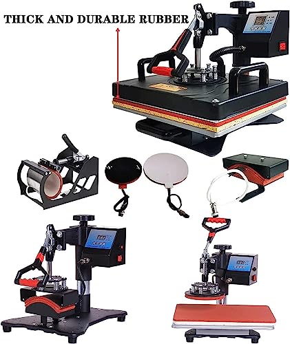 Prensa Térmica 5 en 1 con Pantalla Digital Multifunción miniatura 3