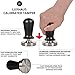 LuxHaus Espresso Tamper - 49mm Calibrated Coffee Tamper for Espresso Machine with Spring Loaded 100% Flat Stainless Steel Base