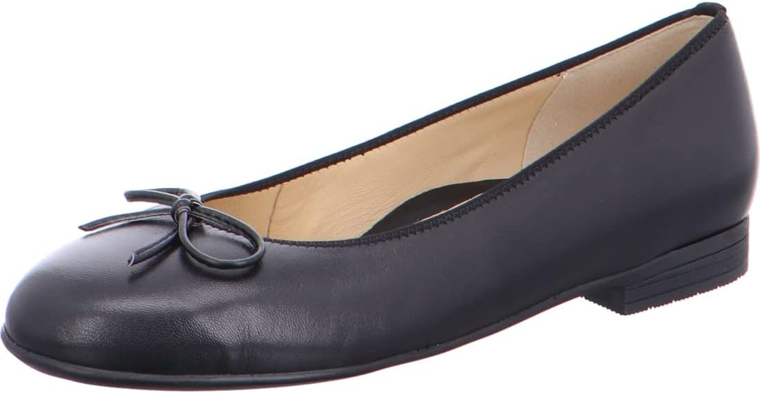 ARA Women's Sardinia Ballet Flats, Black 01, 5 Women