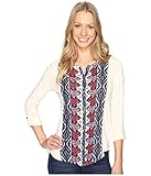 Lucky Brand Women's Placed Print Top