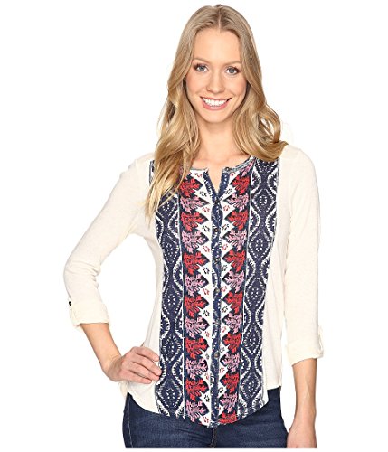 Lucky Brand Women's Placed Print Top