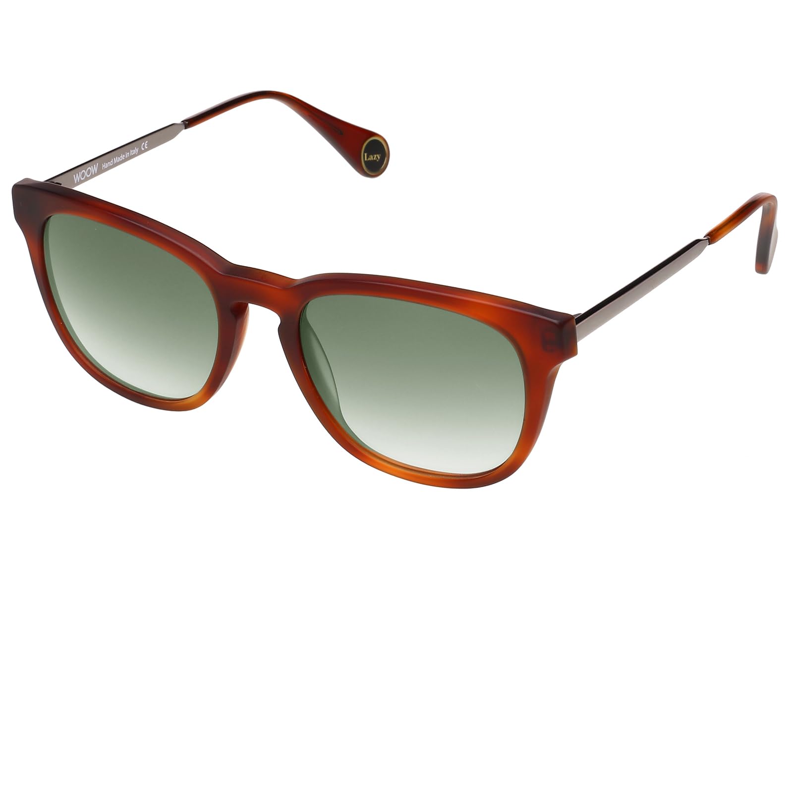WOOW Gradient Square Unisex Sunglasses Super Lazy 2 6010 GR-GRN S |54| Green Color Lens