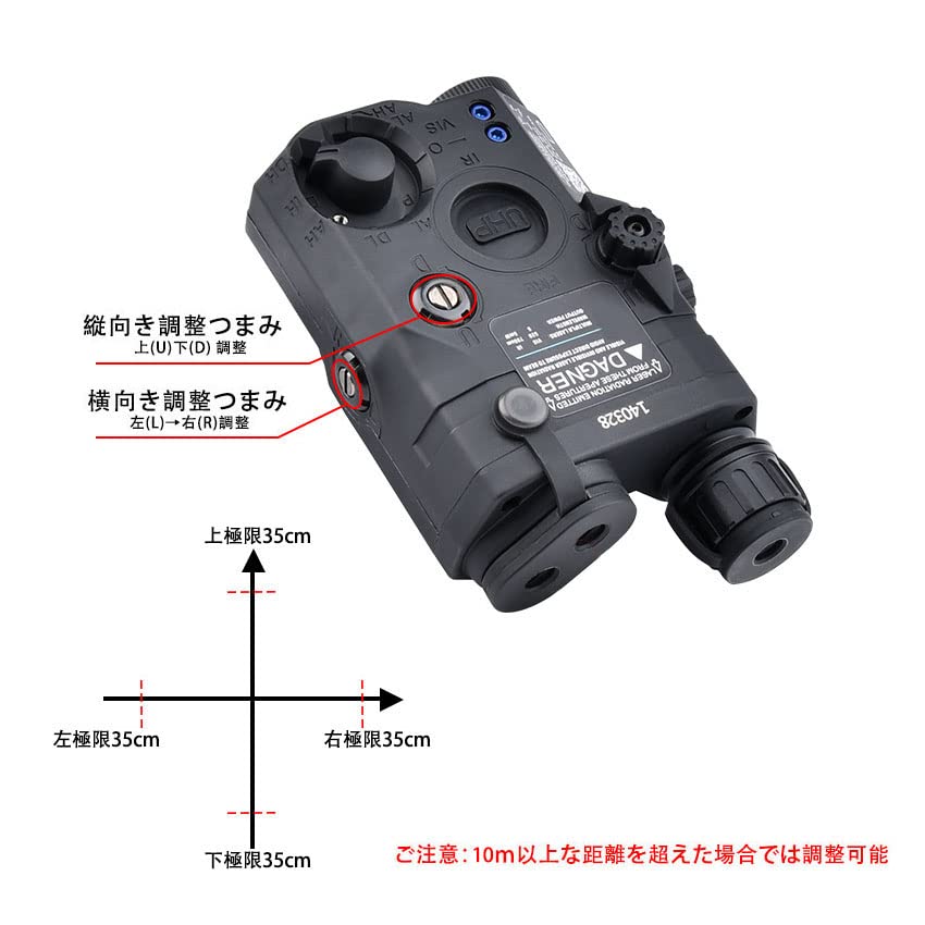 Amazon.co.jp: WADSN フル機能UHP海外版AN/PEQ-15 LA5-C(ATPIAL)LA-5C