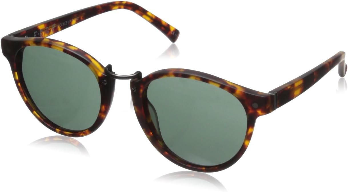 VonZipper Stax Round Sunglasses, Tort, 52 mm