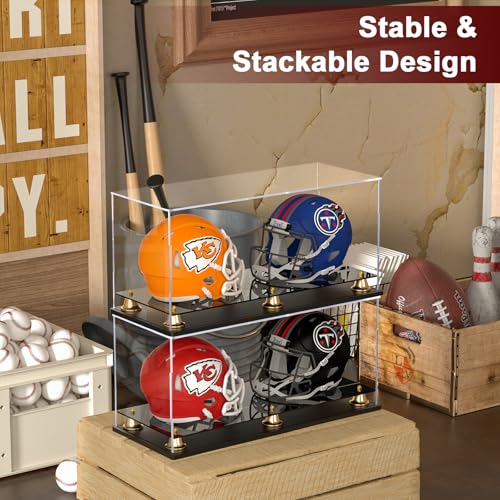 Image of Double Mini Helmet Display Case