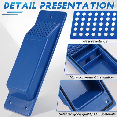 PRATYAHARA 8-Teiliges Entlüftungsset für Versandcontainer, Robustes Zubehör für Versandcontainer, Durchflussbelüftungsset, Blau