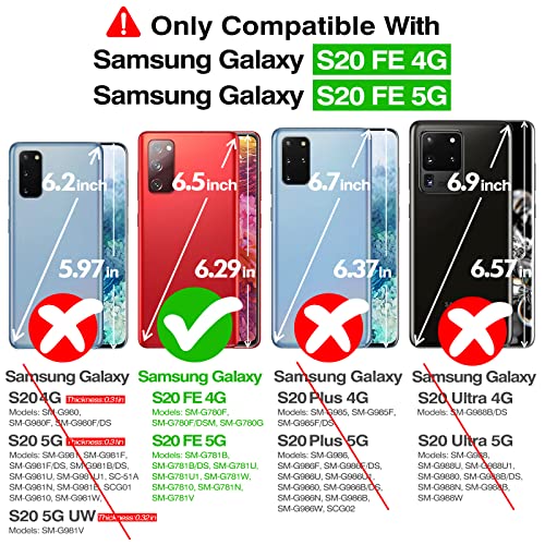 Rayboen Case For Galaxy S20 Fe 5G With 2 Pack Tpu Hd Full Screen Protector Soft, Phone Case Clear Tpu Film Drop Shockproof Non-Slip Protective Cover For Samsung Galaxy S20 Fe #TOP6