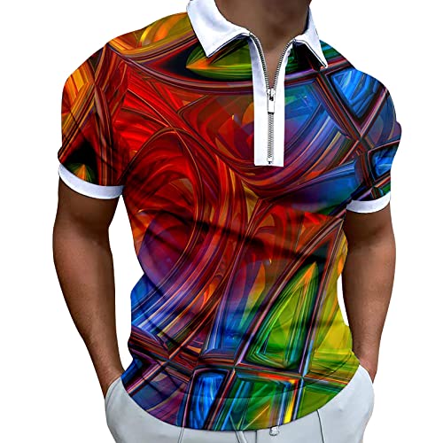 Polo en coton pour homme avec protection UV coupe droite