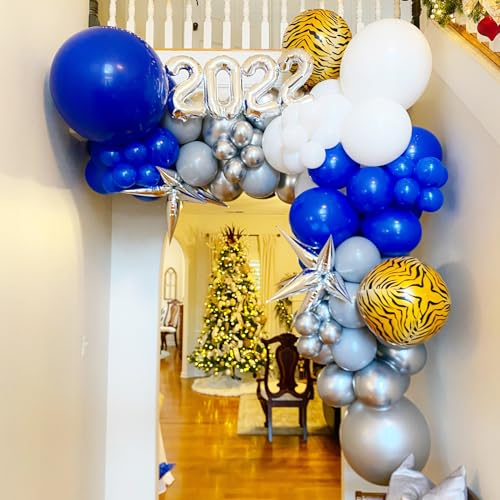 Image of Voircoloria Royal Blue Balloons, 66pack 12inch Blue Latex Party Balloons for Graduation, Wedding, Birthday, Baby Shower, Gender Reveal, Anniversary Party Decorations