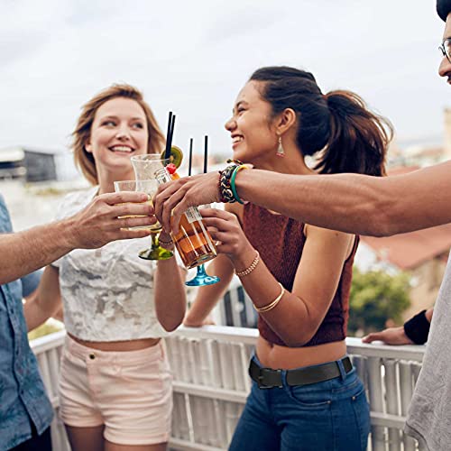 Geyoga Studded Belt Metal Punk Rock Rivet Punk Leather Threads Studded Goth Belt with Pyramid Studs for Women Men4