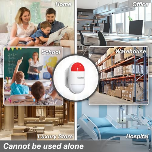 Panic Button Alarm for Security Emergency Remote Panic Button Alarm Siren for Home,Lightweight and Compact Button with Lanyard,Emergency Alert System for House Business Shop(Only 1xsiren) - Image 6