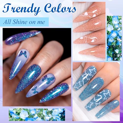 Set de esmaltes en gel MEET ACROSS 12 piezas multicolor miniatura 2