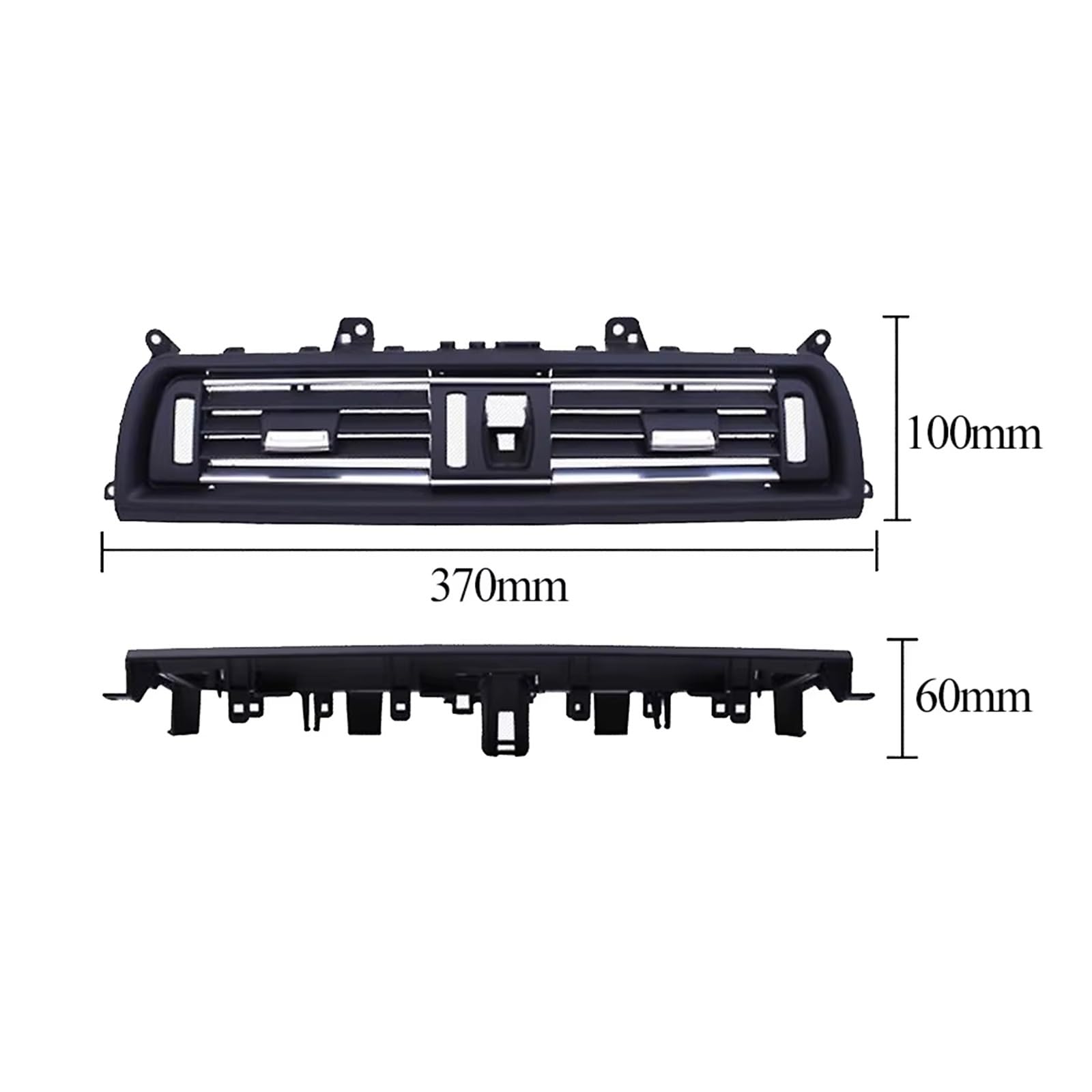 Griglia Uscita Aria Condizionata Per BMW Serie 5 F10 F11 - Bocchetta Centrale Cruscotto, Codice OE 64229166885, 64229209136