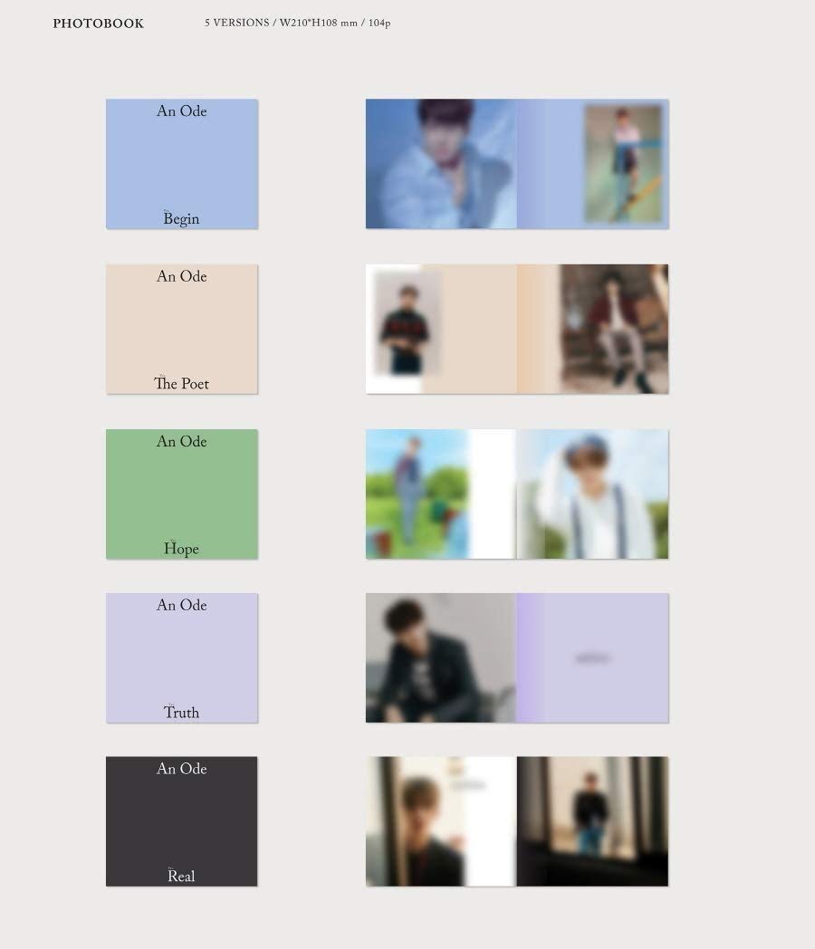 SEVENTEEN - seventeen An Ode 5種セット SEVENTEEN An Ode 5形態セット(封入品欠けなし) セブチ｜Yahoo