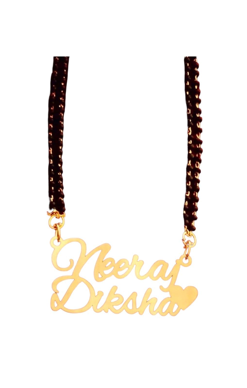 See full amazon price history chart for YAM ARTS Unisex-adult Customized/Personalized Double Name Mangalsutra With Ur Name Or Love One Name With 24K Gold/Silver Plating And Laser Engraved Finish YAM ARTS Unisex-adult Customized/Personalized Double Name Mangalsutra With Ur Name Or Love One Name With 24K Gold/Silver Plating And Laser Engraved Finish (B0CBVZSG8S) Amazon Price History, Amazon Price Tracker