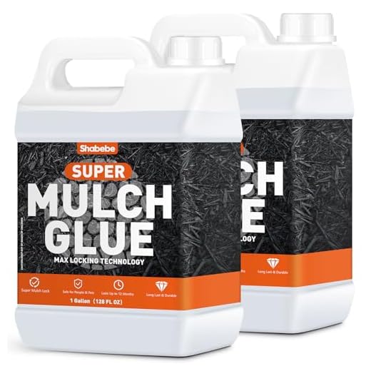 Best garden multch cover for slopes Premium Mulch Glue for Landscaping Needs