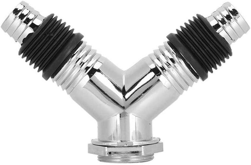 洗濯機用Yパイプコネクタ床排水Tジョイントアダプタ排水シーリングツール（アルジェント）