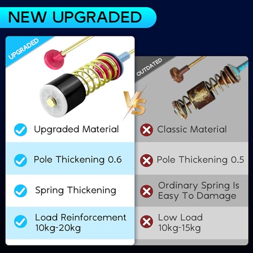 Image of Upgraded Washer Suspension Rods for Samsung WA50R5400AV /US WA50R5400AW /US WA45T3200AW /A4 WA45N3050AW /A4 WA50R5200AW /US WA400PJHDWR /AA Washing Machine, Replace DC97-16350U DC97-16350S DC97-05280W