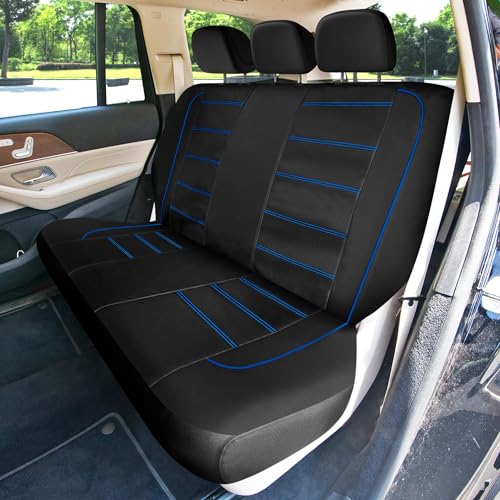 Image of Universal Fit Premier Leatherette Seat Covers - Full Set - Blue
