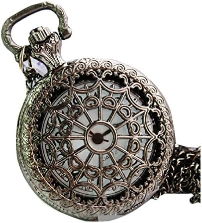 New Pocket Watch Chain Necklace Alloy Antique Bronze watches WPH@KTW144436A