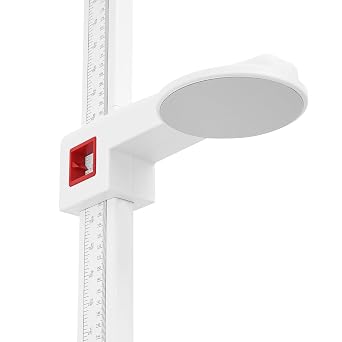 Height Measurement Tool, Portable Stadiometer Height Rod 8-85in/20-217 Cm, Height Measurement for Wall - Medical Portable Wall Mount Stadiometer for Adults, Kids, Homes, Pharmacies, Gyms (White)